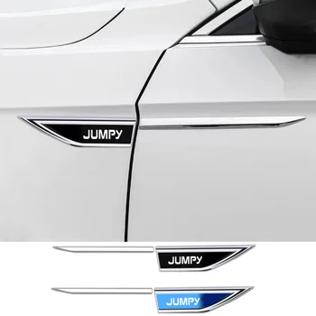 Значок на боковом крыле двери автомобиля металлическая наклейка против царапин на кузове автомобиля Для аксессуаров с логотипом Citroen JUMPY