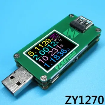 Измеритель цвета YZXstudio ток USB напряжение емкость быстрая зарядка QC4 PD3.0 тестер протокола MFI PPS 5