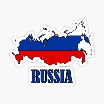 Карта Российского флага, наклейка с любовью, Виниловое окно мотоцикла, автомобильные Аксессуары, Стеклянный шлем, гоночный кемпер, Наклейка на стену для бездорожья 1