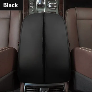 Кожаная Накладка для Подлокотника Центральной Консоли Автомобиля из Микрофибры, Защитная Накладка для BMW X5 E70 2007-2013/F15 2014 - 2018 1