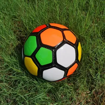 Командная игра Прочный футбольный мяч EVA для детей Забавная игра Соревновательный игровой мяч Школьный футбол Красочный 15 см