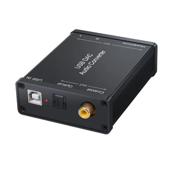 Компактные USB-ЦАП-преобразователи Легко подключаются и воспроизводятся для всех устройств с коаксиальным /оптическим /3,5-мм стереовыходом Plug and Play Dropship