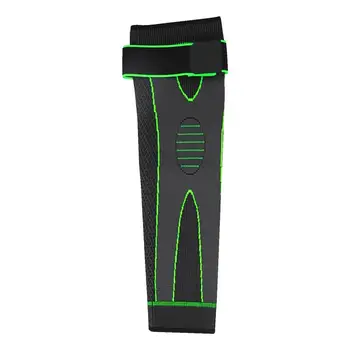 Компрессионные носки с наколенником для бега, бандаж для ног, противоскользящая поддержка колена для бега, компрессионный рукав для колена для мужчин и женщин