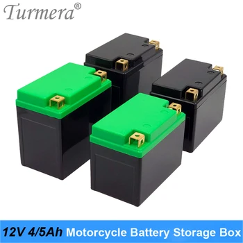 Коробка аккумуляторных батарей мотоцикла Turmera 12V 4Ah 5Ah 6Ah Может вмещать 10 литий-ионных аккумуляторов 18650 или 5 литий-ионных аккумуляторов 32700 Lifepo4.