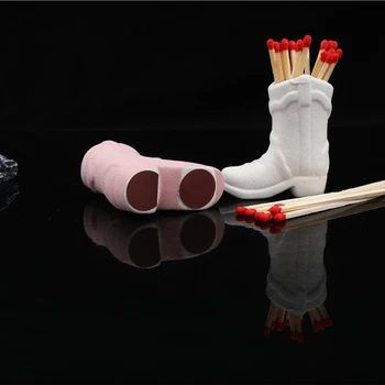 Креативная банка для хранения ковбойских ботинок Стильный и практичный Уникальный выбор подарков Керамика без крышки 4