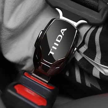 Металлические украшения для автомобильных ремней безопасности Удлинитель ремня безопасности для Nissan TIIDA Аксессуары