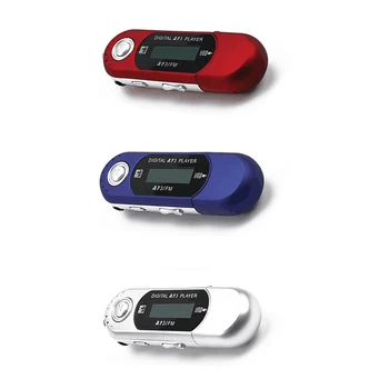 Мини-MP3-плеер 2 в 1 со звуком без потерь, флэш-накопитель, музыкальный проигрыватель с ЖК-дисплеем, автоматическое выключение одним пальцем для дома 1