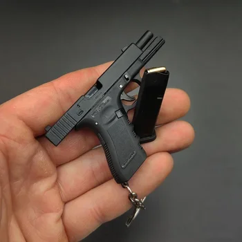 Модель пистолета Empire Glock G34 из сплава 1:3, мини Игрушечный пистолет, брелок для ключей, оружие в свободной сборке, металлический поддельный пистолет для мальчиков в подарок 1