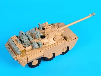 Модификация деталей танковой колесницы AMX-10 RCR из литой под давлением бронированной машины AMX-10 RCR в масштабе 1:35 Не включает неокрашенную модель танка. 3