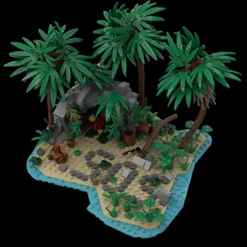 Набор Строительных игрушек серии Lost Island for Pirates World 468 шт. MOC 1