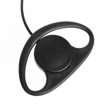 Наушник D-типа, гарнитура с микрофоном PTT для Motorola Talkabout Walkie Talkie 2,5 мм, 1-контактный челночный аппарат 2