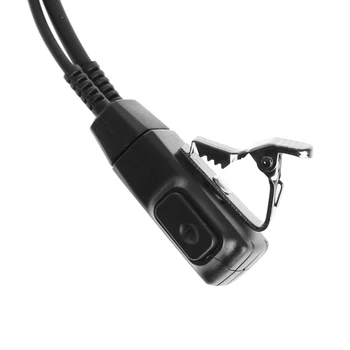 Наушник D-типа, гарнитура с микрофоном PTT для Motorola Talkabout Walkie Talkie 2,5 мм, 1-контактный челночный аппарат 3