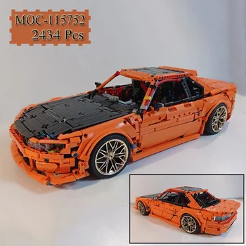 Новая модель Super Racing MOC-115752 + 2434ШТ для сборки набора строительных блоков Lock Brick Boy Подарок на день рождения
