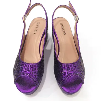 Новейший Комплект обуви и сумок для женщин 2023 года, Итальянский комплект ОБУВИ и СУМОК, Дизайнерские Свадебные туфли в Африканском стиле, Украшенные стразами 2
