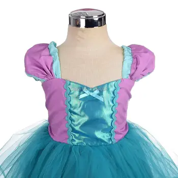 Новое Платье Русалки для маленьких Девочек, костюм для Косплея, Хэллоуин, Рождество, Пурим, Праздничная вечеринка 1