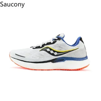 Обувь Saucony Victory Для мужчин и женщин, повседневная обувь для профессиональных бегунов Victory, спортивные дышащие кроссовки для марафонского бега