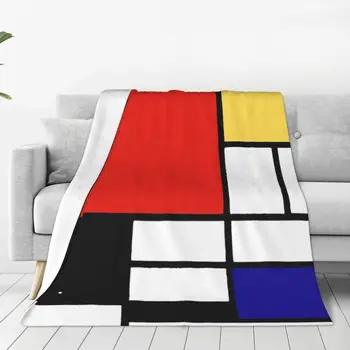 Одеяло Mondrian 586, покрывало на кровать, Мягкий диван-кровать, сохраняющий тепло 0