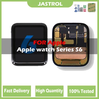 Оригинальный ЖК-дисплей Для Apple Watch Series 6 40-мм ЖК-дисплей Для iWatch Series 6 44-мм ЖК-дисплей С Сенсорным Экраном и Цифровым Преобразователем В Сборе С Инструментом