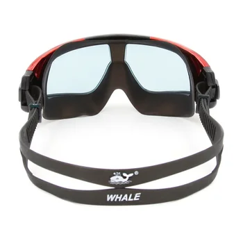 Очки для плавания в большой оправе для взрослых, очки для дайвинга, противотуманные очки для мужчин и женщин, водонепроницаемые очки для подводных видов спорта в большой оправе. 3