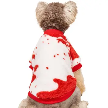 Пальто для собаки, яркий свитер для щенка, декор для костюма для питомца, свитер для питомца, отличный пуловер для щенка 1