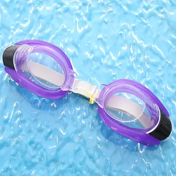 Плавательные очки, Очки с затычками для ушей, зажим для носа, Водонепроницаемый силикон Унисекс 5