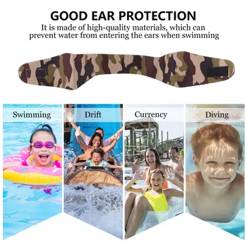 Повязка для плавания для детей, защитная повязка для ушей, повязка для лучших пловцов, защищающая от попадания воды 1