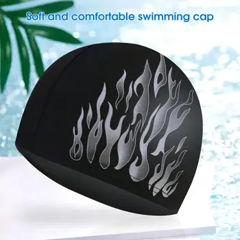 Полезная прочная практичная шапочка для плавания с защитой ушей от пламени, аксессуары для плавания, мужская шапочка для плавания, шапочка для плавания 1