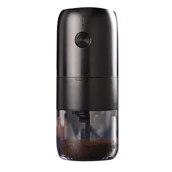 Портативная электрическая кофемолка с регулируемой крупностью для измельчения кофейных зерен Проста в использовании и чистке, сохраняет аромат ваших кофейных зерен