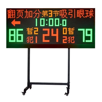 Потрясающий дизайн для 7-метрового электронного табло для баскетбола со светодиодной подсветкой для командных видов спорта