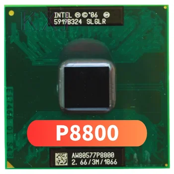 Процессор Intel Core 2 Duo Mobile P8800 SLGLR для ноутбука CPU Процессорный разъем P 3M 25 Вт 2,66 ГГц Двухъядерный с двойной резьбой