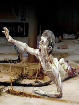 Разобранный 1/35 солдат Зомби Человек Половина тела Вымышленная нежить Историческая фигурка из смолы миниатюрная модель Неокрашенная