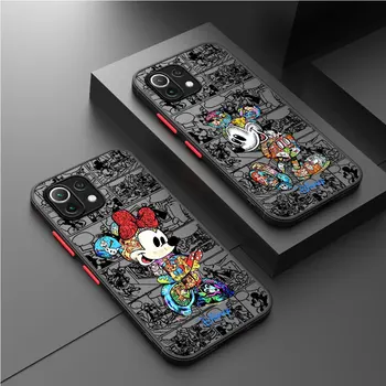 Ретро Disney Mickey Stitch Противоударный Чехол для Xiaomi Mi 10T 12X11T 12T Pro 12 13 Pro 11 Lite 13 Lite 9T 9T Силиконовый Чехол