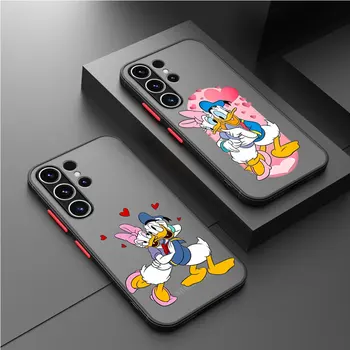 Роскошный Чехол для телефона Disney Loves Donald Duck Samsung Galaxy S22 Plus S21 FE S9 S20 Ultra S23 FE S10 Plus S23 Ultra Cover