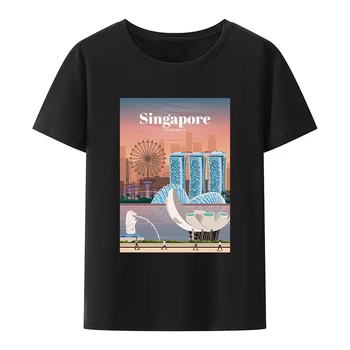 Сидней, Австралия, Туризм, Памятная хлопковая футболка с аниме, кошулки, Удобные мужские футболки, креативный принт, юмор для отдыха 2