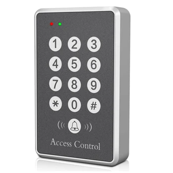 Система контроля доступа Машинная Безопасность 125 кГц RFID Бесконтактный Замок Входной Двери Клавиатура доступа Серебристый fechadura digital 3