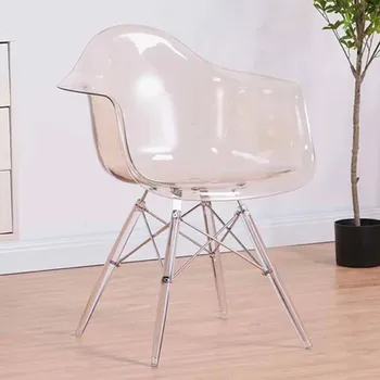 Современные стулья для гостиной и столовой из красивого водонепроницаемого пластика, роскошные обеденные стулья для кухни Sillon, Индивидуальная мебель для дома