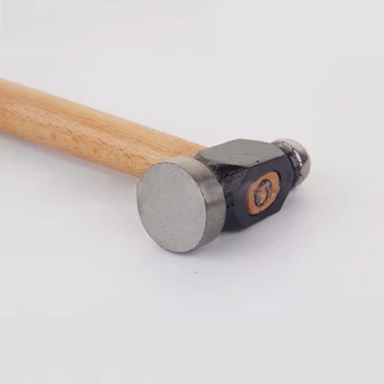 Строгальный чеканный молоток с деревянной ручкой Идеально подходит для ювелиров и кузнецов, использующих инструменты для протыкания хорошего качества 0