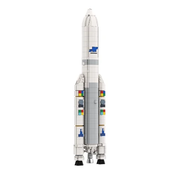 Строительные блоки космической ракеты Gobricks MOC Aerospace Ariane 5 ECA Space Shuttle Bricks Set Развивающие игрушки в подарок малышу