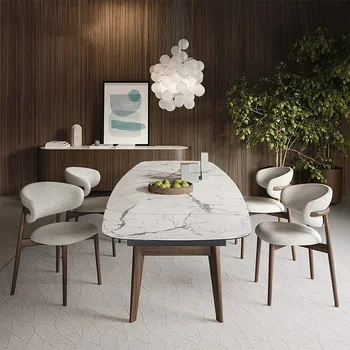 Стулья для гостиной в скандинавском стиле, удобные дизайнерские стулья для гостиной, современные деревянные наборы мебели Seddie Da Soggiorno 3