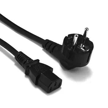 Удлинитель Питания ПК 1 м/1,8 м 1 мм EU Schuko Plug IEC C13 Шнур Питания Для ПК Компьютерный Монитор ИБП Antminer Принтер PS4 Pro