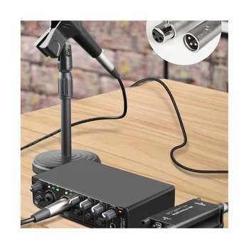 Ультрачистый микрофонный активатор MA-1, усилитель микрофонного предусилителя для студийной или домашней записи, прямой трансляции (с кабелем) 5