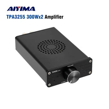 Усилители мощности AIYIMA HiFi 300Wx2 TPA3255 Усилитель Звука Стерео Класса D Мини Динамик Amplify 2-Канальный Аудио Усилитель