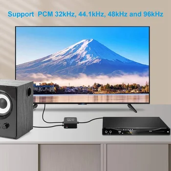 Цифровой оптический Аудиоразветвитель 1X3, Цифровой Оптоволоконный Аудиоразветвитель SPDIF TOSLINK, 1 вход 3 выхода, для Blue-Ray DVD HDTV 4